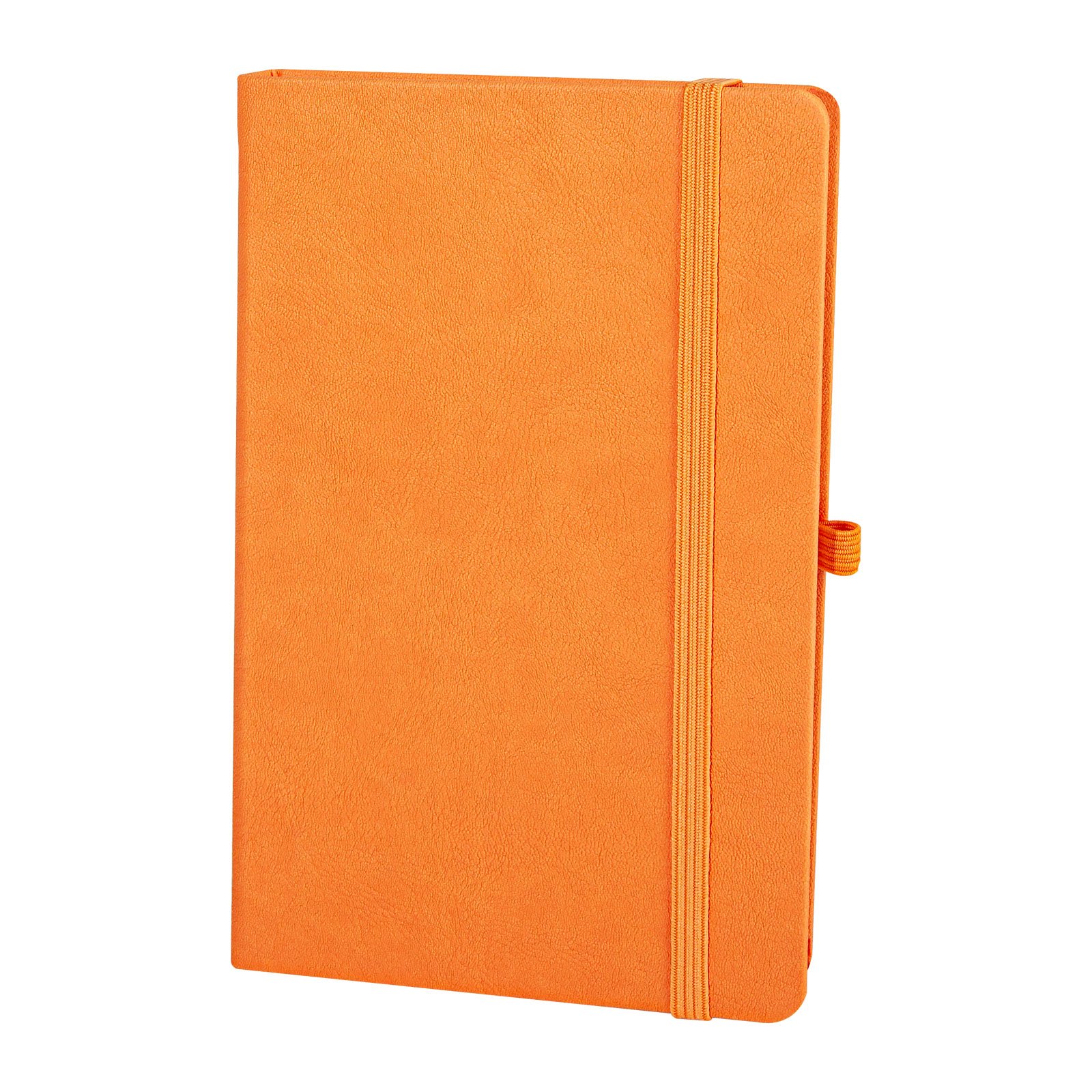 302416-001 TURUNCU KAPAKLI TARİHSİZ DEFTER (13X21 CM) - Görsel 1