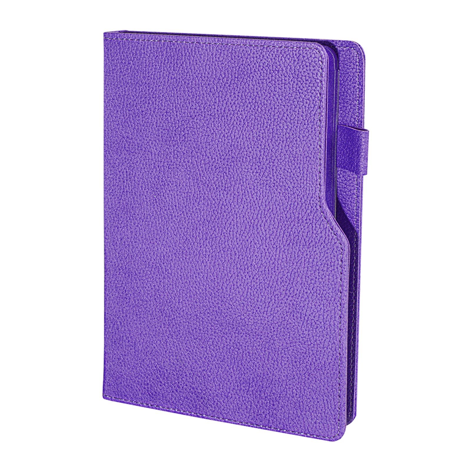 303007-001-v3 MOR KAPAKLI TARİHSİZ DEFTER (14,5X21 CM) - Görsel 1